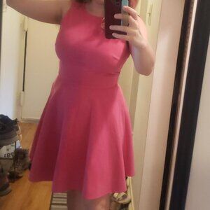 Cece by Cynthia Steffe pink A frame fit and flare skater dress size 6